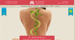 Desktop Screenshot of orthopaedie-braun-berlin.de