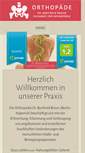 Mobile Screenshot of orthopaedie-braun-berlin.de
